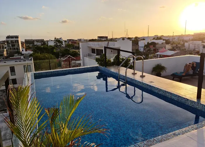 Luxury Apartment 2Br, Pool Roof, Near To The Beach